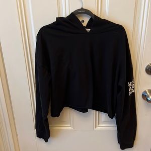 Cropped Hooded Sweatshirt